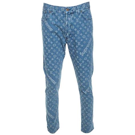 pantalon louis vuitton supreme|supreme x louis vuitton jean.